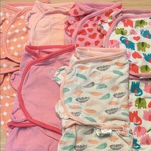 SwaddleMe swaddles, size sm/md, 6 swaddles